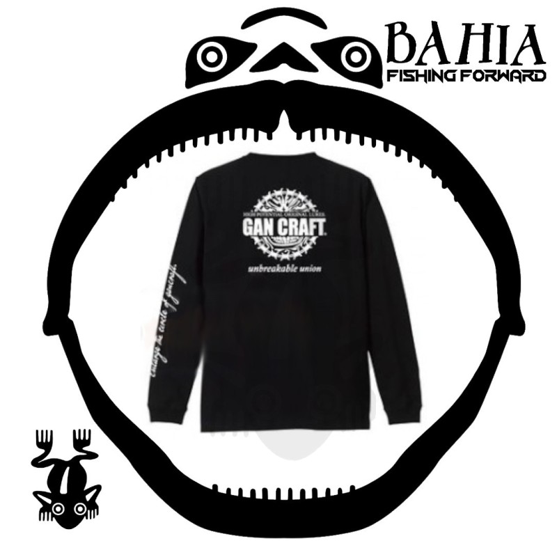 Gan Craft - T-Shirt Manica Lunga Nera