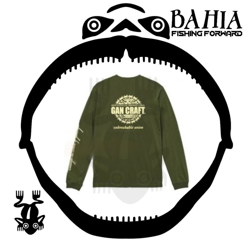 Gan Craft - T-Shirt Manica Lunga Verde