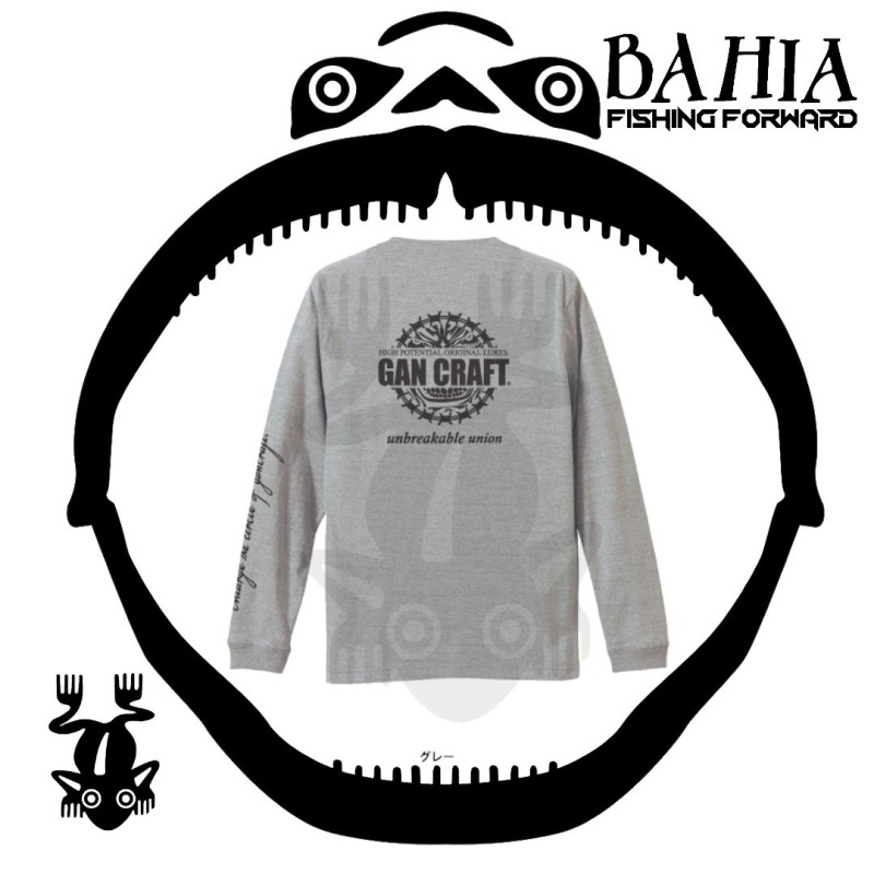 Gan Craft - T-Shirt Manica Lunga Grigia